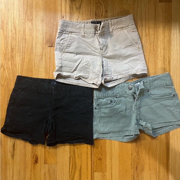 American Eagle Outfitters Pants - American Eagle and “SO Wear it Declare it”Women’s Shorts | 00 & 0